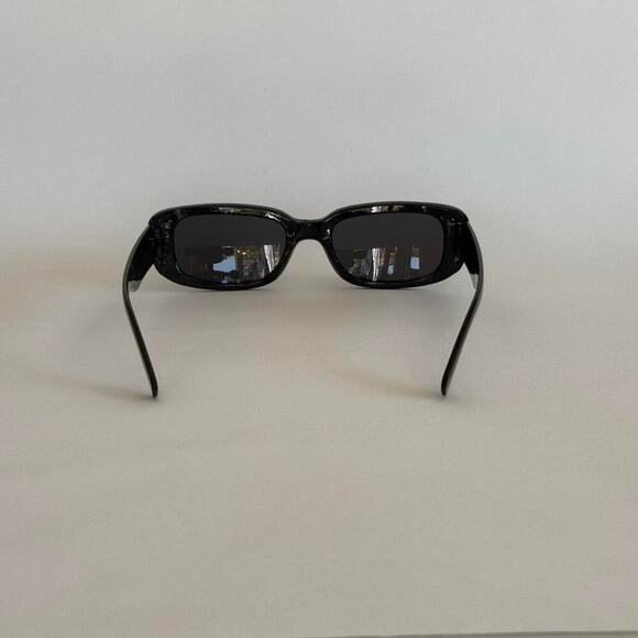 Y2K Clout Goggles – Black Rounded Frame Sunglasses, Unisex, Brand New - Picture 5 of 10